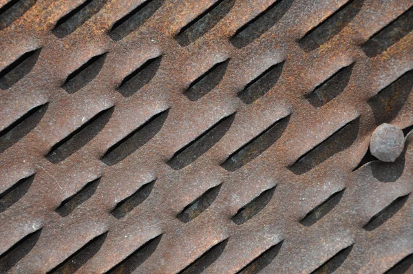 Hoja oxidada de hierro. Textura . — Foto de Stock