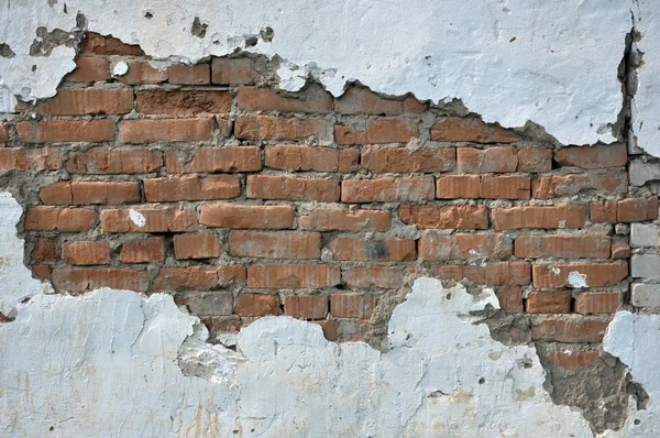 Een oude bakstenen muur. textuur. — Stockfoto