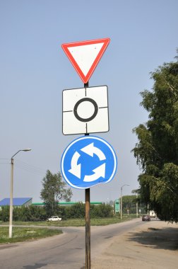 yol işaretleri.