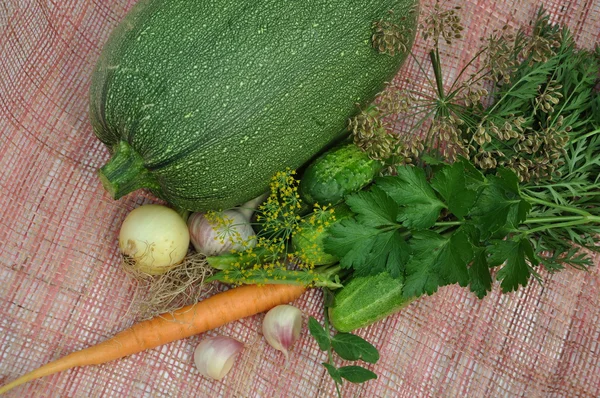 Hintergrund von frischem Gemüse. — Stockfoto