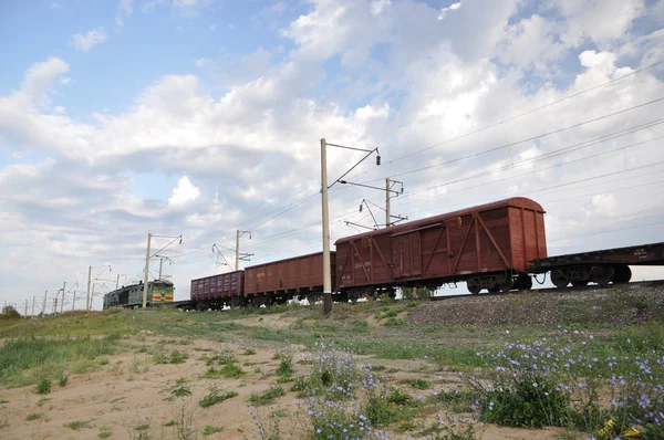 Freight train. — Stock Photo, Image