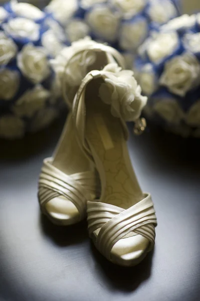 Bröllop skor — Stockfoto