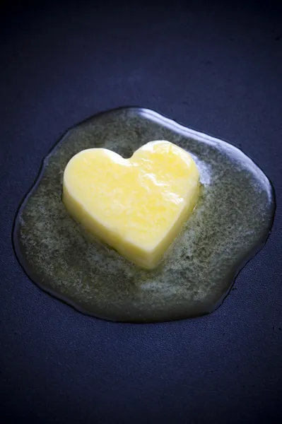 Fonte du coeur de beurre — Photo