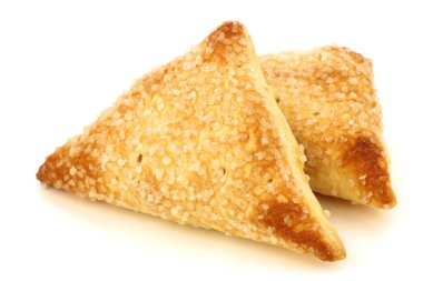 Bunch of freshly baked apricot turnovers clipart