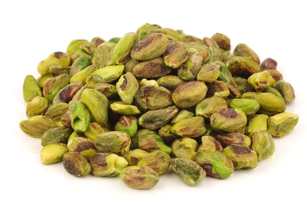 Bunch of dried pistachio nuts — Stock Photo, Image