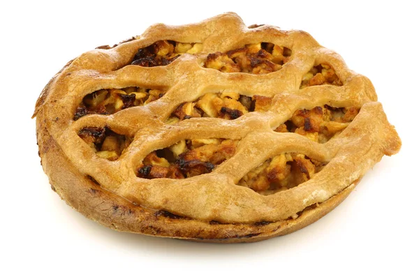 Traditional Dutch apple pie — Stock Photo, Image