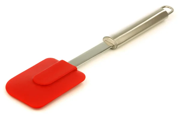 赤いシリコン スクレーパー — ストック写真