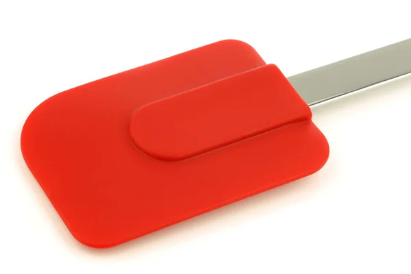 Zgarniacz silikonowy czerwony — Zdjęcie stockowe