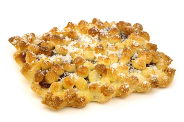 Świeżo upieczone ciasteczka wiśniowe kruszyć — Zdjęcie stockowe