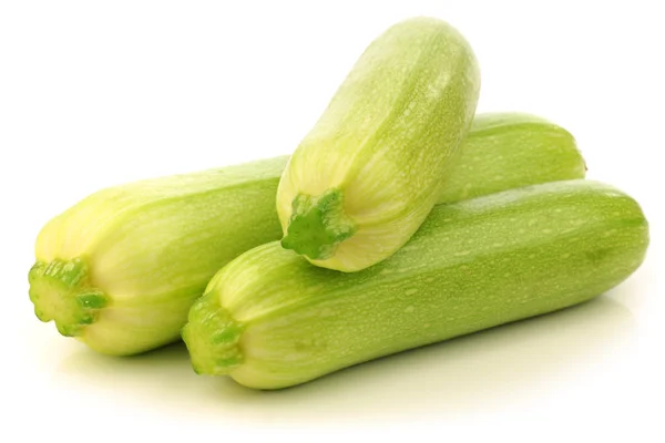 Light green zucchini's — Stock Photo, Image
