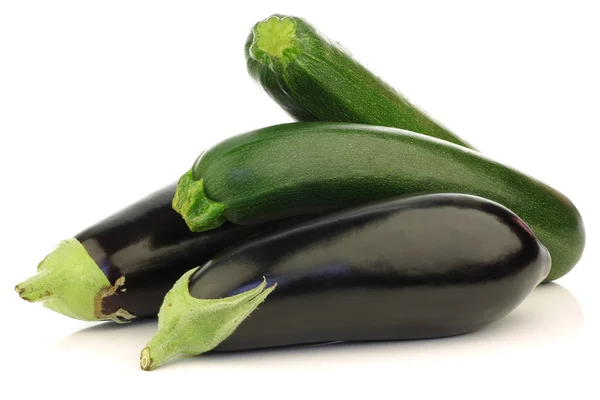Taze kabak'ın ve patlıcan — Stok fotoğraf
