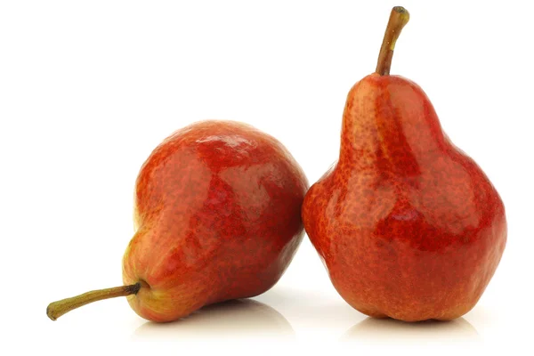 Dos frescas peras Bartlett — Foto de Stock