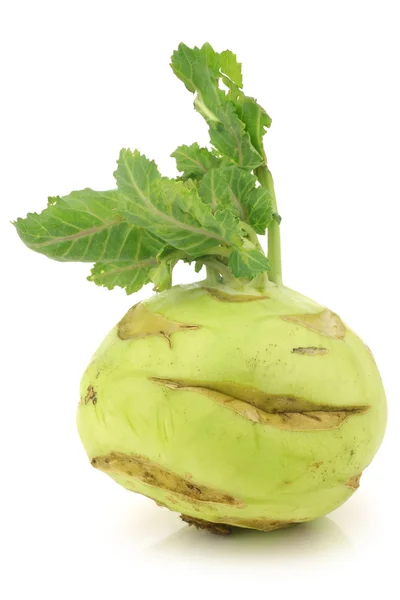 Fresh kohlrabi cabbage — Stock Photo, Image
