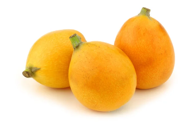 Fresh loquat fruit (Eriobotrya japonica) — Stock Photo, Image