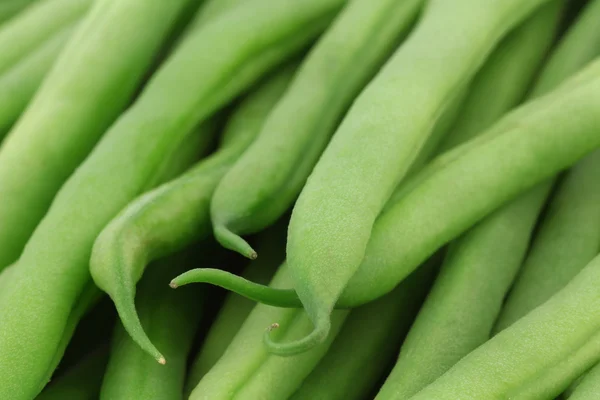 Cut small and slender green beans — Stock Photo, Image