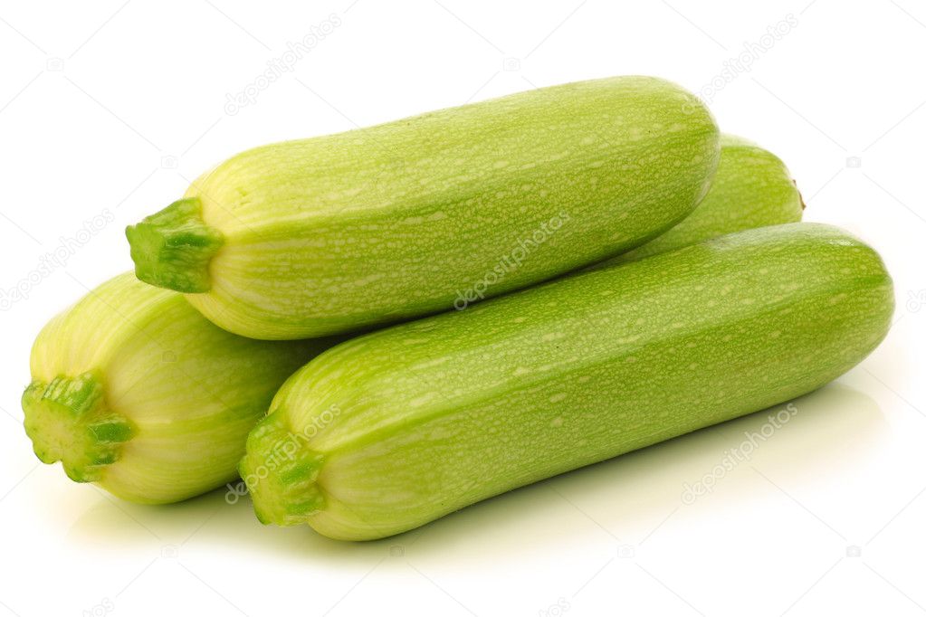 Light green zucchini's