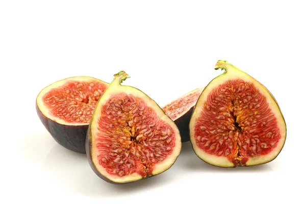 Two sliced figs — Stock Photo, Image