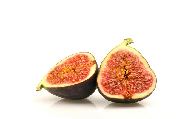 A sliced fresh fig — Stock Photo, Image