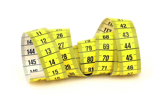 Curled up tape measure — Stock Photo, Image