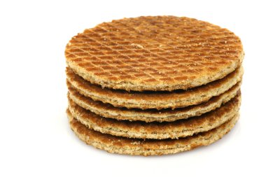 Hollandalı waffle denilen bir stroopwafel