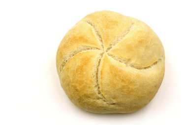 Freshly baked kaiser roll clipart