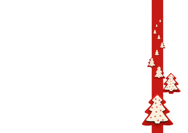 Julgran dekoration bakgrund med utrymme för text — Stockfoto