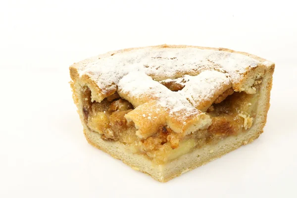 Pedazo de tarta de manzana — Foto de Stock
