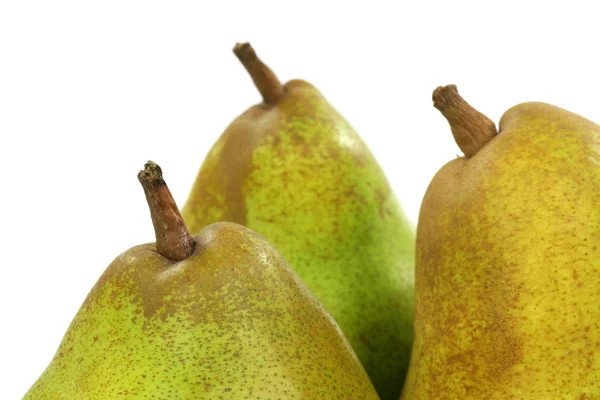 Three fresh pears — Stock Photo, Image