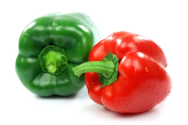 Rode en groene peper — Stockfoto