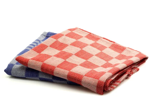 Asciugamani da cucina a scacchi — Foto Stock