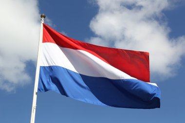 Dutch national flag clipart