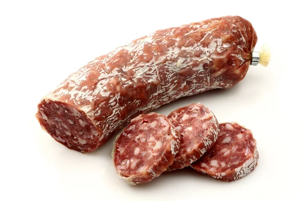 Saucisse de salami italienne épicée — Photo