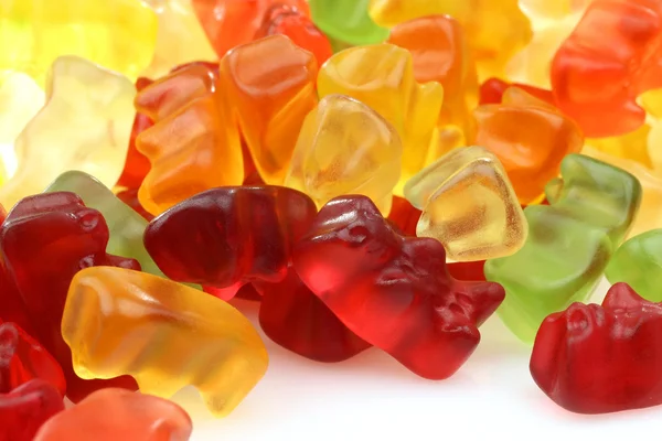 Parta barevných gumoví medvídci — Stock fotografie