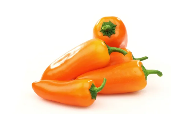 Fresh orange peppers — Stock Photo, Image