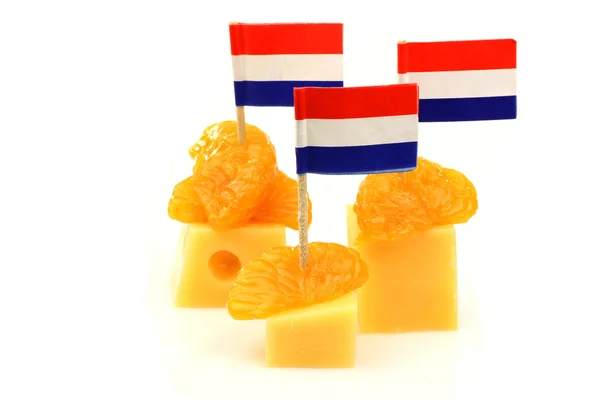 Dutch cheese snacks — Stock Photo, Image