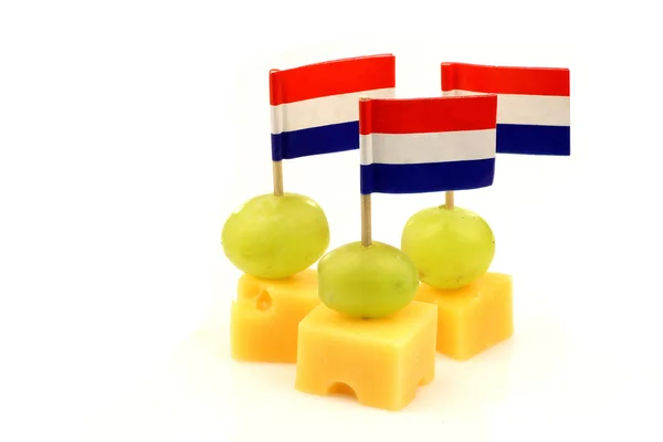 Dutch cheese snacks — Stock Photo, Image