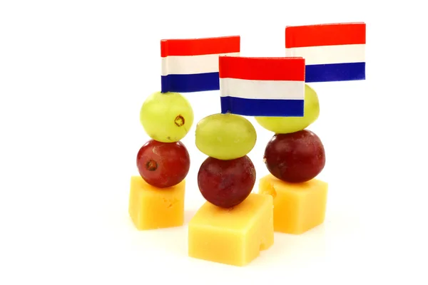 荷兰奶酪小吃 — 图库照片