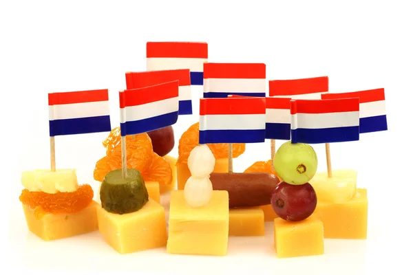네덜란드 치즈 스낵 — 스톡 사진