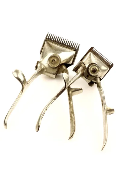 Vintage-Haarschneider aus Metall — Stockfoto
