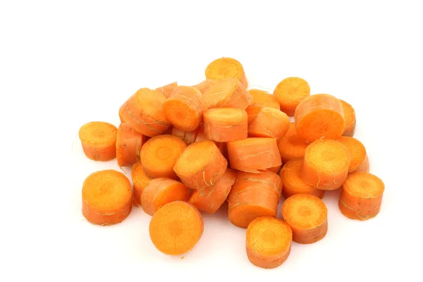 Pęczek marchewki pocięte — Zdjęcie stockowe