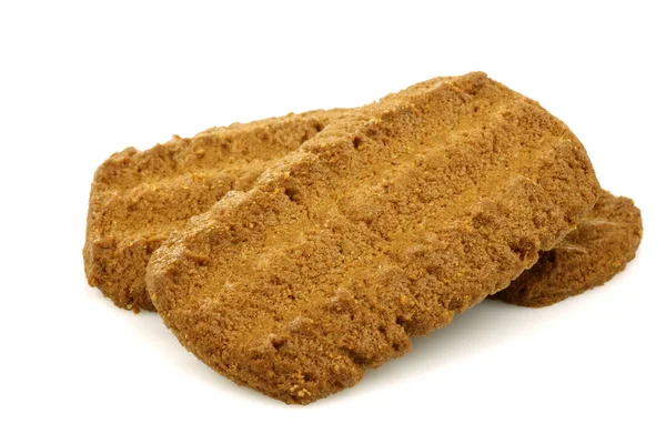 Two Dutch cookies called "Bastogne koek" — Stock Photo, Image