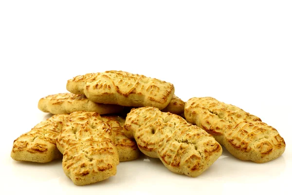 Nederländska traditionella cookies kallas "taai taai" — Stockfoto