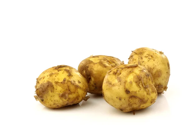 갓 수확된 네덜란드 새로운 감자 라는 "opperdoezen" — 스톡 사진