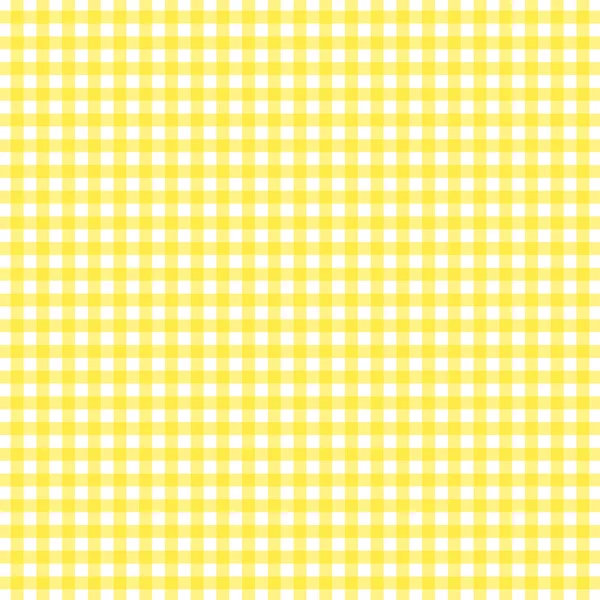 Żółty i biały wzór kratkę — Zdjęcie stockowe