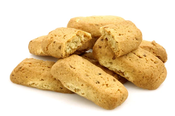 Traditionele Nederlandse cookies(friesland) genaamd "fryske dumkes" — Stockfoto