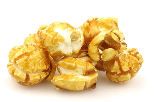 Stücke Karamell-Popcorn — Stockfoto