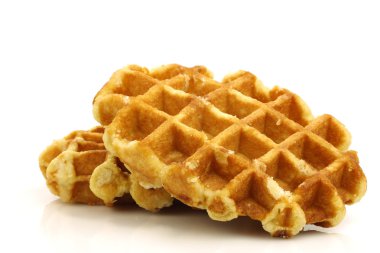 Freshly baked waffles clipart