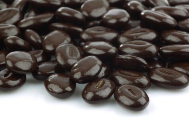 Bunch of chocolate coffee beans