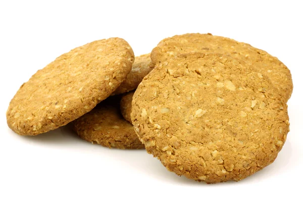 Bando de biscoitos integrais — Fotografia de Stock