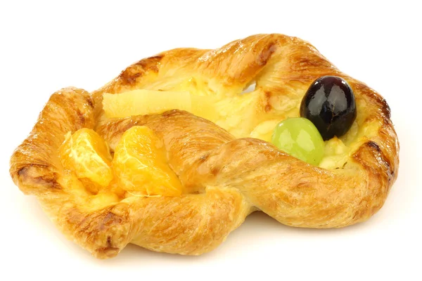 Traditional Dutch fruit pastry — Stock Photo, Image